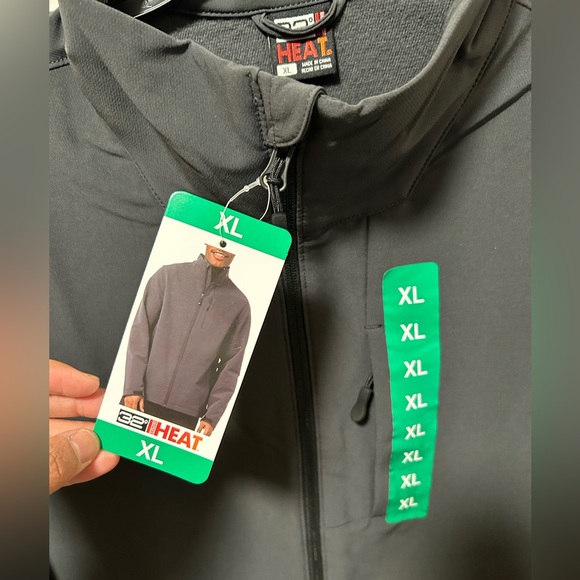 32 Degrees Men's Full Zip Jacket, Gray - Picture 2 of 14